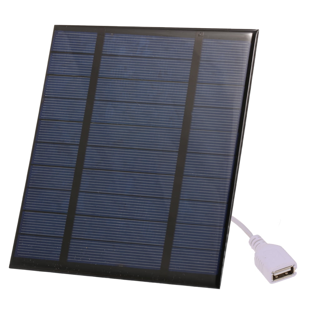 2.5W/5V/3.7V Solar Charger With USB Port Solar Panel Phone Charger F/Travel Home 
