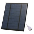 thumbnail image 1 of 2.5W / 5V / 3.7V Cargador solar portátil con puerto USB Compacto Cargador de teléfono con panel sola Tomshoo  Panel, 1 of 7