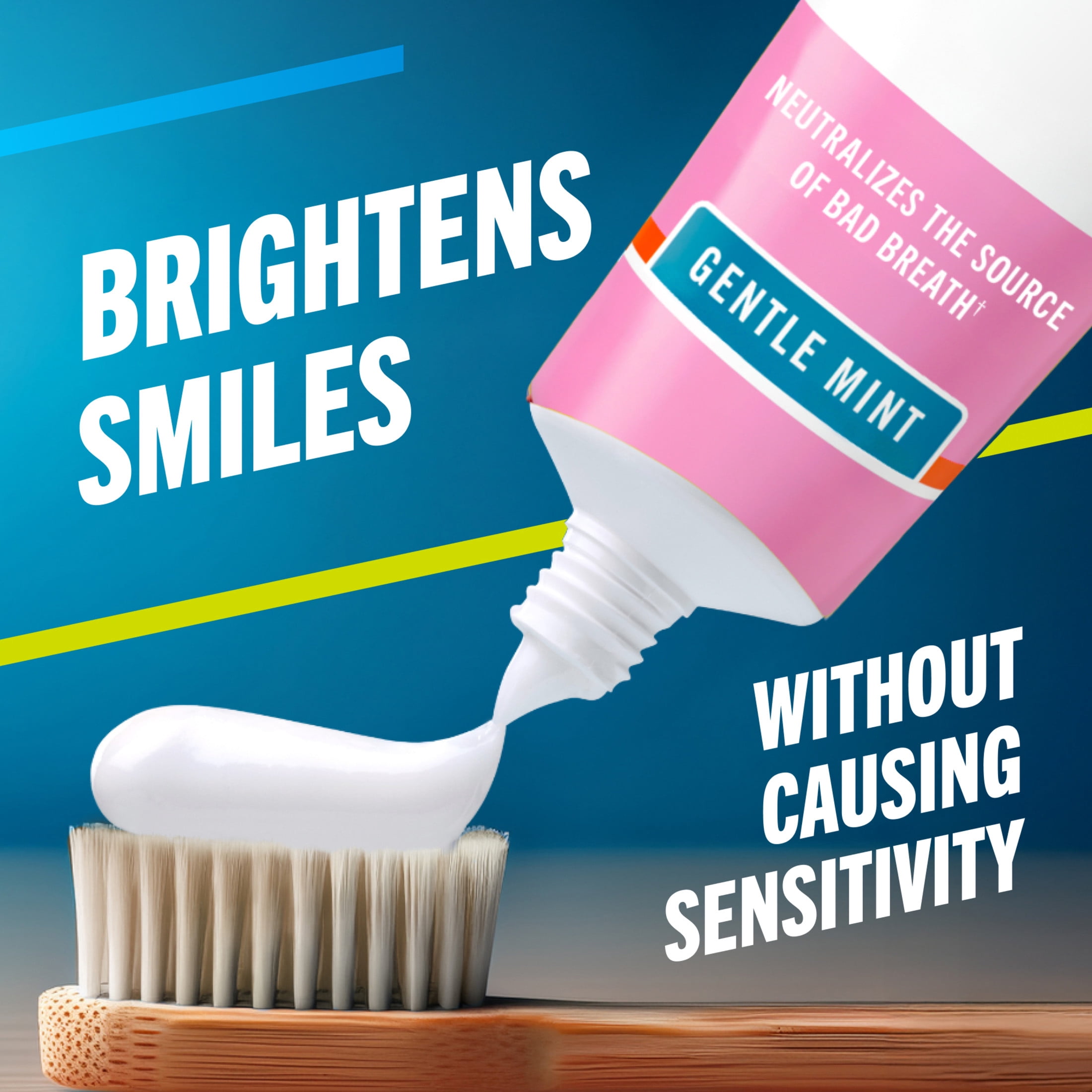 TheraBreath Sensitive Toothpaste, SLS Free, No Sulfates, Gentle Mint, 4 Oz, 2-Pack