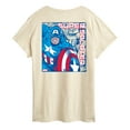 thumbnail image 2 of Marvel Captain America - Comic Book Super Soldier - Women's Short Sleeve Graphic T-Shirt, 2 of 5