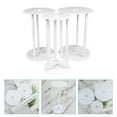 thumbnail image 6 of Dytern Birthday 3 Sets of Cake Support Plastic Cake Stand Birthday Cake Stand Cake Support Stand with Plate, 6 of 10