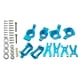 thumbnail image 3 of Kit de piezas de brazo de suspensión de metal y asiento C para accesorios WLtoys A959 A959B Azul, 3 of 9