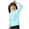 thumbnail image 6 of WPPGONE Toddler Boys UV Performance Shirt Hooded Long Sleeve Thumbhole Sun Hoodie Classic Striped Print Lightweight Breathable Active Rash Guard Fishing Camping Outdoor Wear Top Clothes, 6 of 6