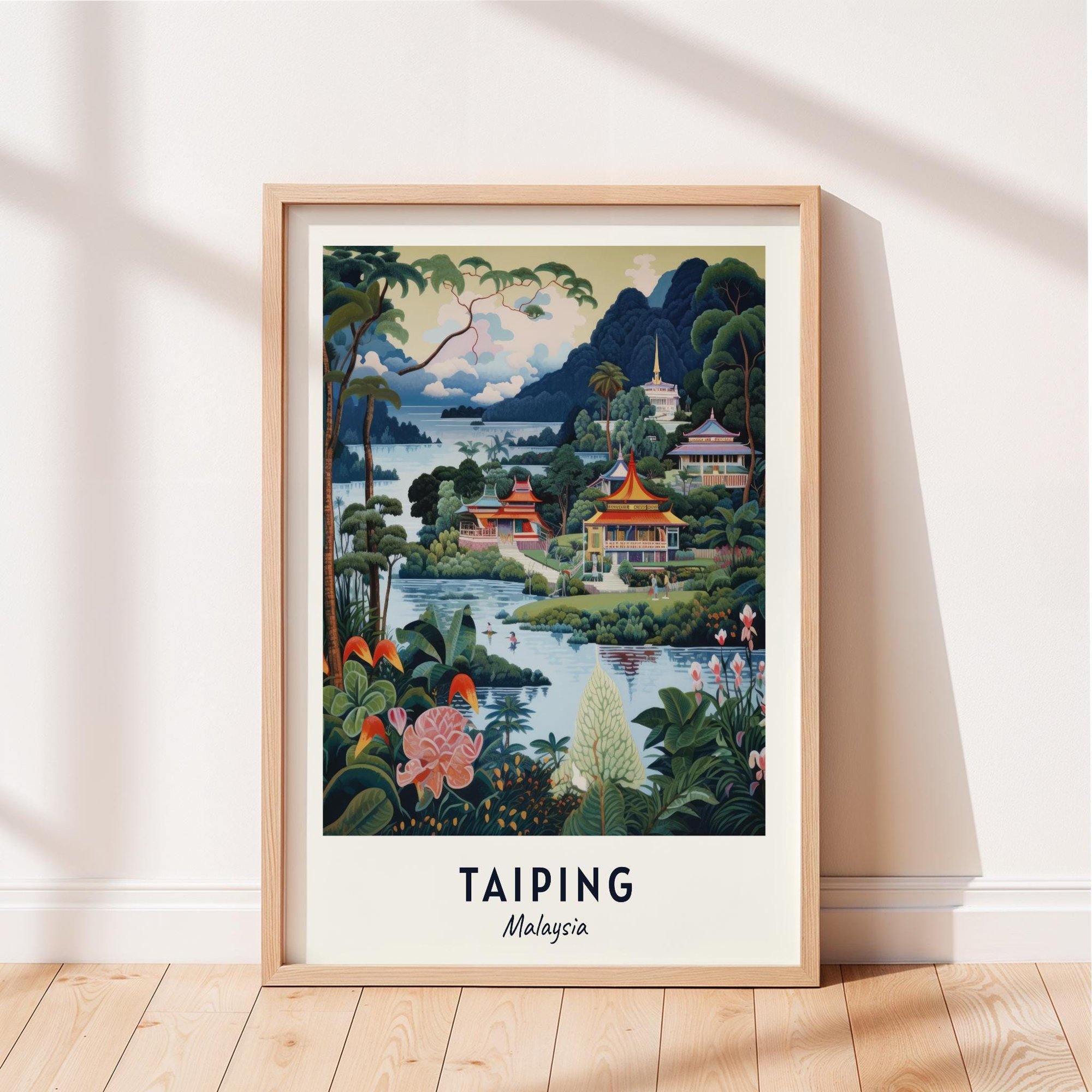 Taiping Travel Lake Gardens Malaysia Cityscape Poster , Poster Print Only