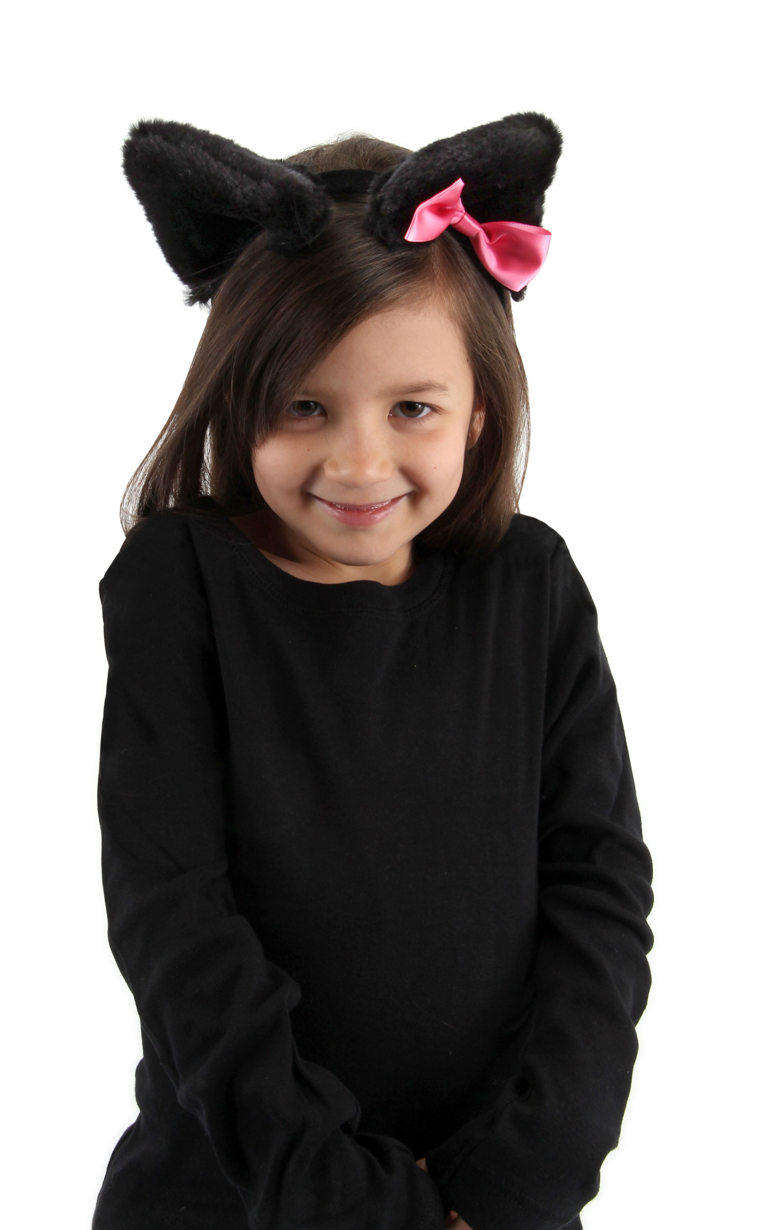 Buy Cute Kitty Ears & Tail Costume Accessory Set Black One Size Online
