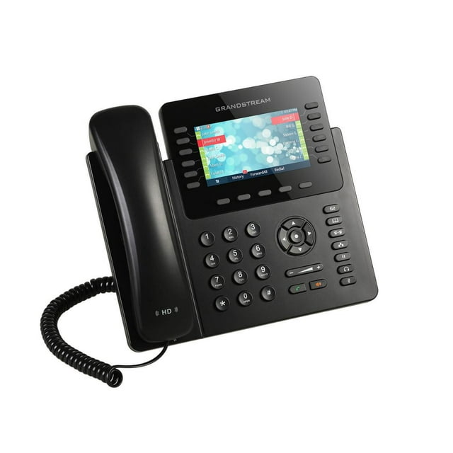 Grandstream - Ip Phone Black 12 Lines Lcd