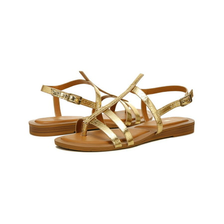 

Franco Sarto Womens Gemelli S Faux Leather Strappy Sandals