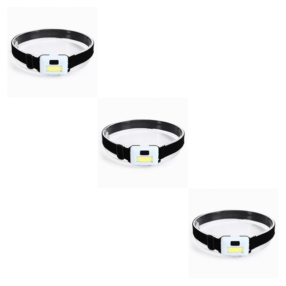 Wosthever Linterna LED brillante para ciclismo, seguridad nocturna, luz de cabeza ajustable, linterna con pilas, lámpara de viaje para Type1 NO1