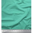 thumbnail image 1 of Soimoi Polyester Crepe Fabric Honeycomb Geometric Print Sewing Fabric Yard 42 Inch Wide, 1 of 2