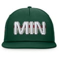 thumbnail image 2 of Men's Fanatics Green Minnesota Wild Authentic Pro Rink Team Code Snapback Hat, 2 of 4