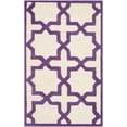thumbnail image 1 of Safavieh Cambridge 8' X 10' Hand Tufted Wool Rug in Ivory and Purple, 1 of 4