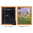 thumbnail image 5 of Modern Real Wood 11x14 inch Picture Frame in Orange, 5 of 8