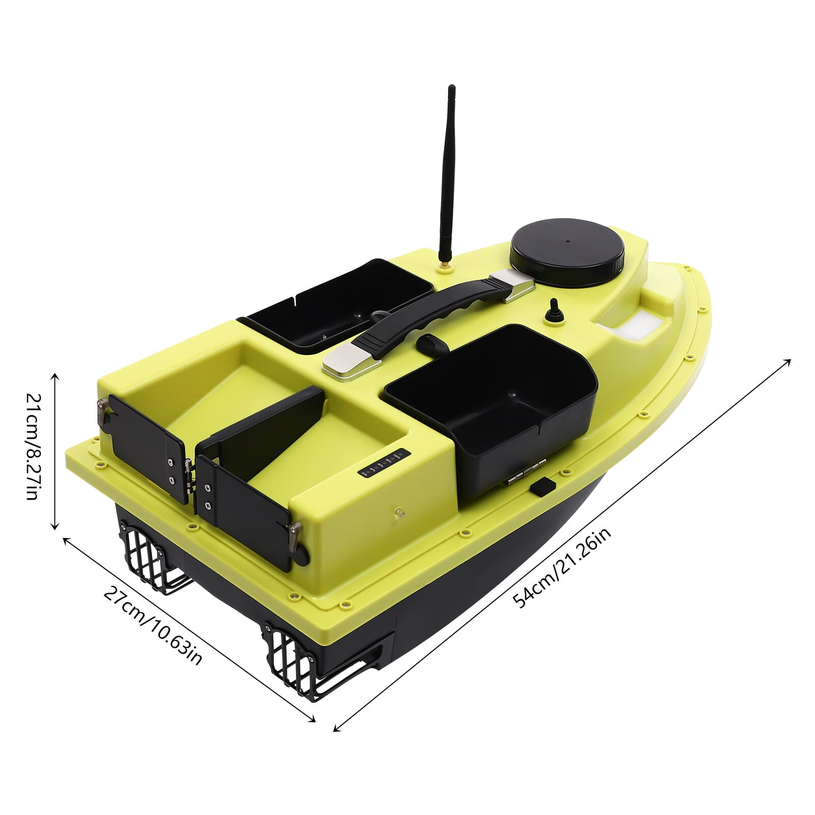 DENEST Fishing Bait Boat with GPS, IP65 Protection, 2.4G Remote Control, Bait Boat for Large Reservoirs And Lakes