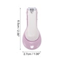 thumbnail image 4 of Unique Bargains Round Tail Nail Clippers 2.56"x1.06" 1 Pc Purple, 4 of 6
