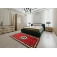 thumbnail image 4 of Ahgly Company Indoor Square Traditional Brown Persian Area Rugs, 8' Square, 4 of 6