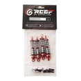 thumbnail image 3 of QualitChoice Smooth Front Rear Shock Absorber For 1/18 Latrax On-Road Vehicles Wear-resistant Red, 3 of 5