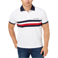 thumbnail image 1 of Tommy Hilfiger Polo de rugby con bloques de color para hombre, blanco, XL Tommy Hilfiger polo, rugbi, 1 of 2