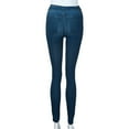 thumbnail image 6 of CQONEPT Women Denim Pants Slimming High Waist Skinny Leg Jean with Pockets Casual Tighting Fiting Trendy Streetwear Pant Blue XXL, 6 of 6