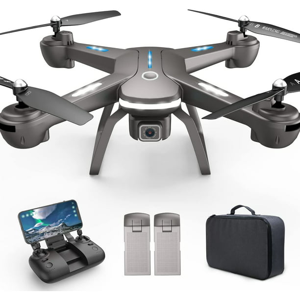 folder skadedyr orkester LOPOM GPS Drone with 4K Camera for Adults Begineer, RC Quadcopter 5G WiFi  FPV Live Video,Auto Return - Walmart.com