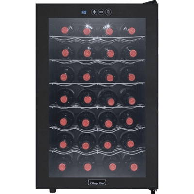 Magic Chef MCWC28B Wine Cooler, 28 Bottle, Black (Best Wine Coolers Under 1000)