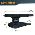 thumbnail image 2 of POWERTEC Safety Goggles Over Glasses & Knee Pads, Scratch Proof UV Protection Anti-fog & Knee Pads w/Thigh Straps Shell Soft Foam & Thick Gel Cushion, Woodworking, Construction, Flooring (72227N), 2 of 11