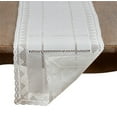 thumbnail image 2 of Elegant Embroidered Lace White Table Runner, 16"X72" Rectangular, 2 of 3