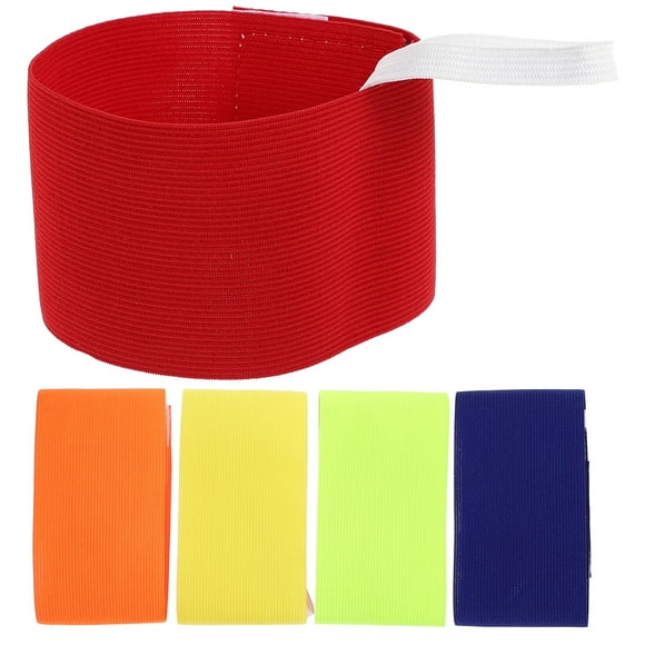 El brazalete del capitán de fútbol de 5 piezas de fútbol del capitán de fútbol del capitán de fútbol para adultos