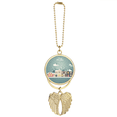thumbnail image 1 of mas House Festival Illustration Car Keychain Angel Wing Pendant, 1 of 4