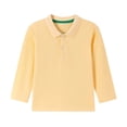 thumbnail image 3 of Tranfacy Toddler Kids Boys Girls Fall Winter Blouse and Shirt Pullover Style Solid Long Sleeve Turndown Collar Daily Outfit Tops for 1‑9 Years Old, 3 of 5