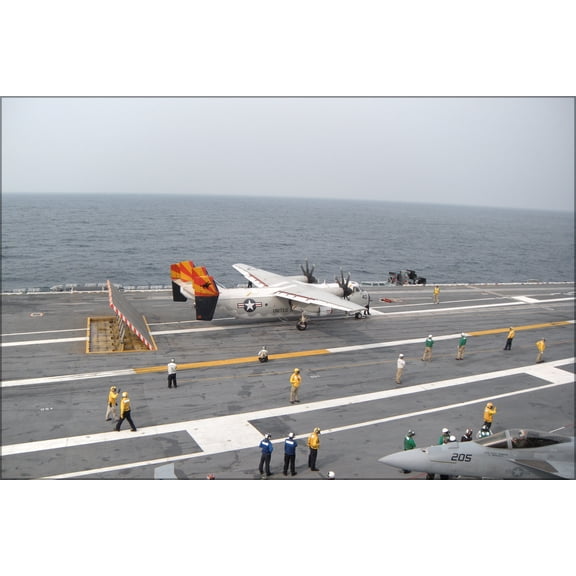 24"x36" Gallery Poster, C-2A Greyhound Rawhides (VRC) 40 USS Carl Vinson (CVN 70)
