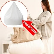 Bean Bag Filler,Bean Bag Stuffing,Bean Bag Inner Liner,Big Bean Bag Refill,Easy Cleaning Bean Bag Insert Replacement Cover For Bean Bag Chair, Zipper Opening