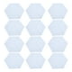 thumbnail image 2 of Sound Absorbing Wedges, Polyester Fiber Beveled Edges Noise Insulation Acoustic Panels Adhesive  For Home Theaters For Recording Studios ANGGREK Gris blanco, 2 of 8