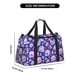 thumbnail image 3 of Balery colorful Skull mushroom rainbow Bolsa de Gimnasio para Mujeres, Bolsa de Viaje con Bolsillo Húmedo, Bolsa de Fin de Semana para Mujeres, Bolsa de Viaje Resistente al Agua, 3 of 7