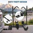thumbnail image 1 of Kojooin Hitch Mount Bike Rack for 2 Bikes, 200 lb Capacity Platform Rack for Fat Tire Bikes, Fits 2 Inch Receiver, 1 of 7