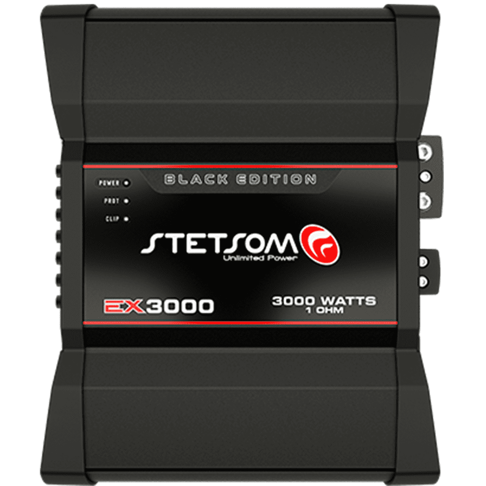 Stetsom EX 3000 Black Amplifier 1ohm 3000W RMS 1Channel