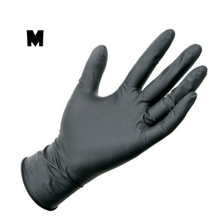 10Pcs Comfortable Rubber Disposable Mechanic Nitrile Gloves