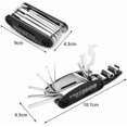 thumbnail image 4 of Cycling repair tool kit with 16 multifunctional tools, 4 of 5