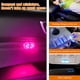 thumbnail image 4 of Luces LED para coche Augeny Interior, inalámbricas, 7 colores, 4 unidades, 4 of 6