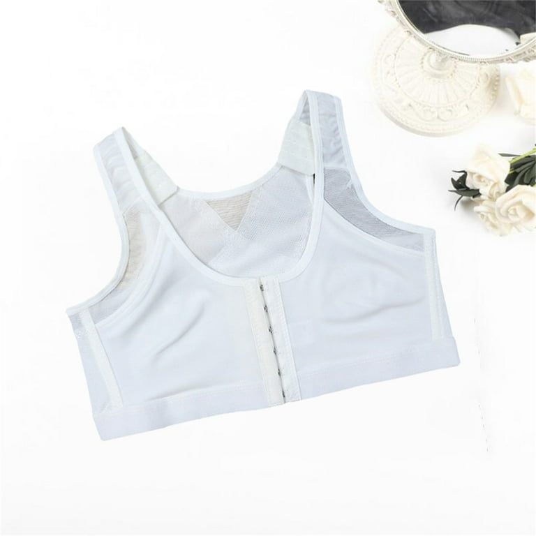 JGTDBPO Summer Savings Clearance Minimizer Front Closure Bras For Women  Full Coverage Large Padded Underwear Front Buckle Breathable Comfortable  Running Vest Bra 