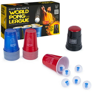 PONG CENTRAL — Reusable Beer Pong Cups With Balls - 22 Pack