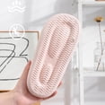 thumbnail image 2 of Zapatillas de dibujos animados Mujer Suave absorción de impactos Cómodo Suela gruesa Sandalias de dibujos animados Almohada Diapositivas , Rosa 36-37 Salvador Pantuflas Conejo Punta Abierta, 2 of 10