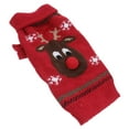 thumbnail image 3 of LEORX Leorx Red Pet Sweater for Dogs - Holiday Themed Warm and Stylish, 3 of 8