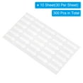 thumbnail image 3 of Small Arrow Sticker Label 1.2x0.4", 300 Pcs Adhesive Color Coding Sign Decal, White, 3 of 5