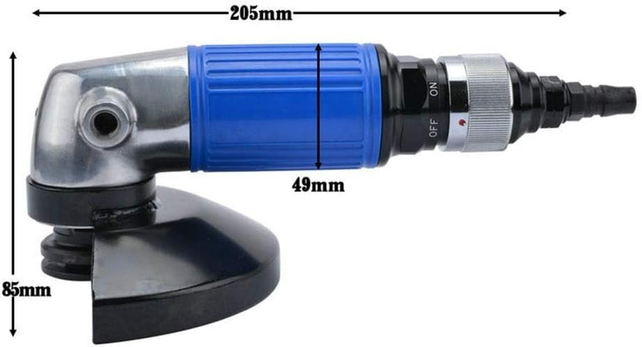 Sanding tools for resin Knob Type 5-inch Pneumatic Angle Grinder, Hand-held 125mm Pneumatic Grinder punch tool set