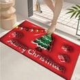thumbnail image 6 of Harliver Christmas Door Mat, Non-Slip 3D Santa Claus Visual Expansion Welcome Mat, Machine Washable Rug Entrance Door Mat Tradition Xmas Decor for Home, Bathroom, Kitchen, 15x23 in, 6 of 6