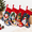 Red Blue White-4, variant on Green Beige 6 Pack Large 20 Inch Embroidered Rustic Christmas Stockings Holiday Decor