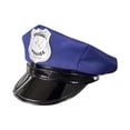 thumbnail image 2 of Sombrero de oficial de policía para niños Salvador accesorio de disfraz de Cosplay sombrero de policía oscuro, 2 of 10
