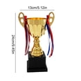 thumbnail image 2 of Mecorevxz Trophy Cup - Large Trophy,Gold Award for Sports,Tournaments,Competitions,Soccer Football League Match Trophy,Other Teamwork Award(E), 2 of 7