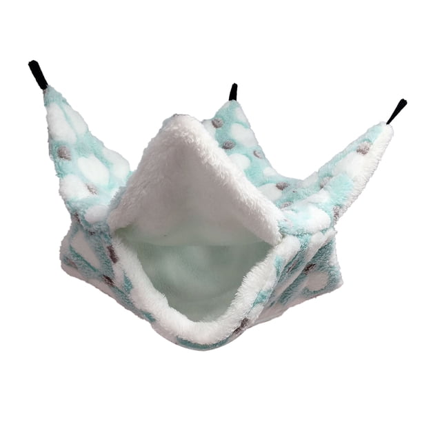 Methold Hamaca para ratas Linda cama colgante multifunción de lana práctica para instalar suministros para mascotas para hámster ardilla Type3 NO3