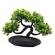thumbnail image 4 of Bonsái artificial, plantas artificiales, decoración de escritorio, exhibición de interior. Verde 30x23cm, 4 of 9